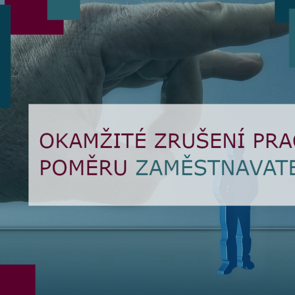 okamžité zrušení pracovního poměru zaměstnavatelem